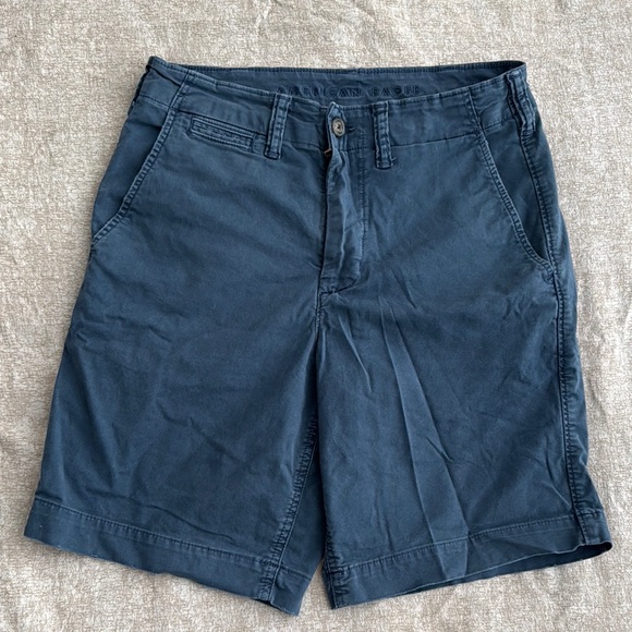 Men's Navy Casual Shorts - Picture 1 of 5